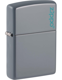 ENCENDEDOR ZIPPO FLAT GREY LOGO